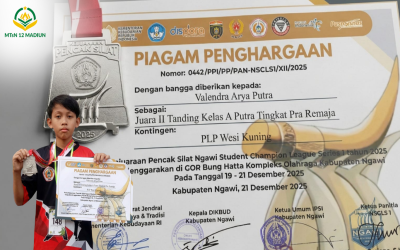 JUARA II TANDING KELAS A PUTRA TINGKAT PRA REMAJA